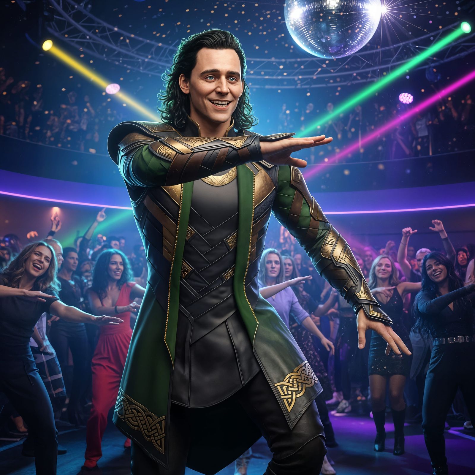 Loki Does the Hokey Pokey in a Nightclub