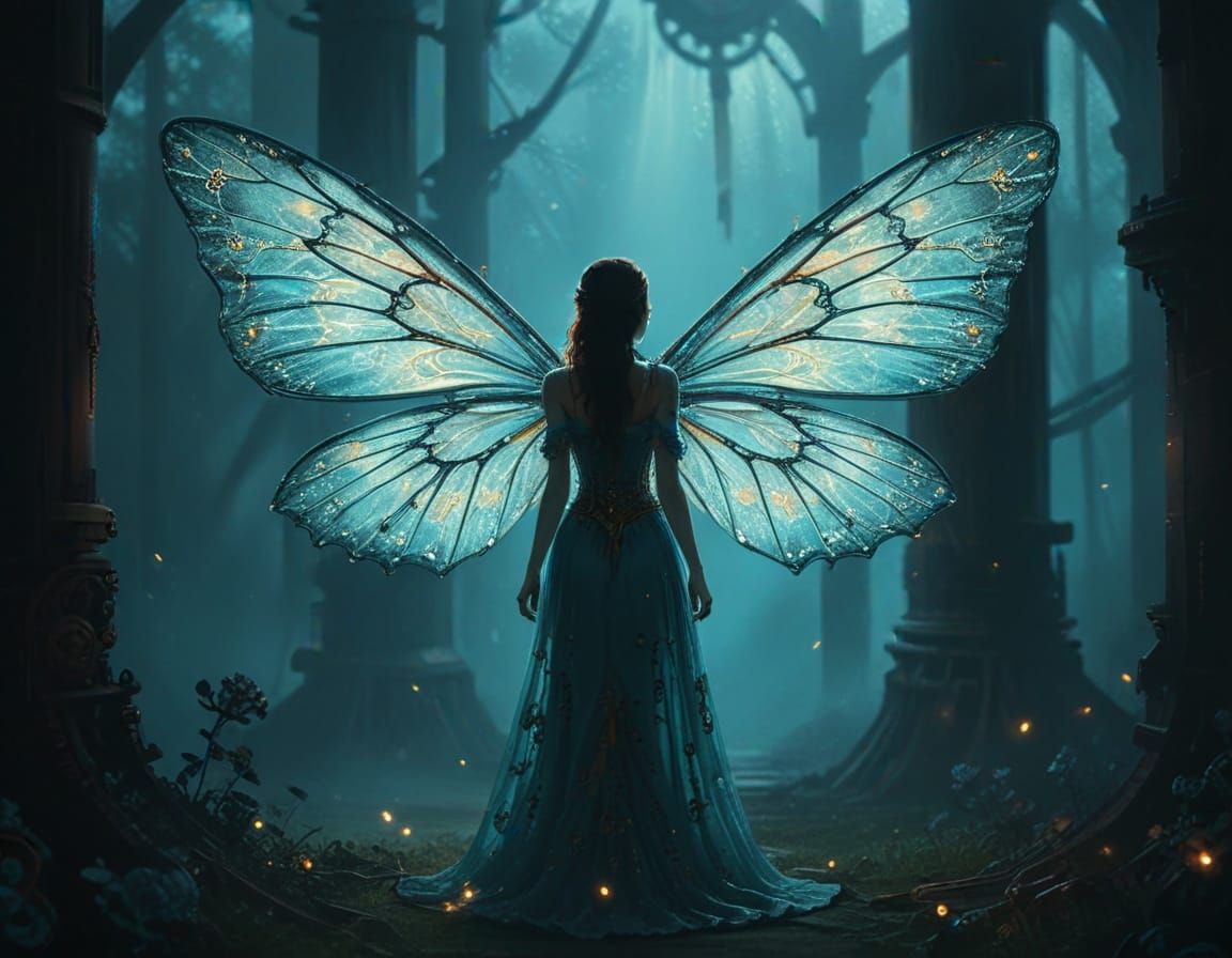 Steampunk Woman Portrait in Victorian Sci-Fi Style