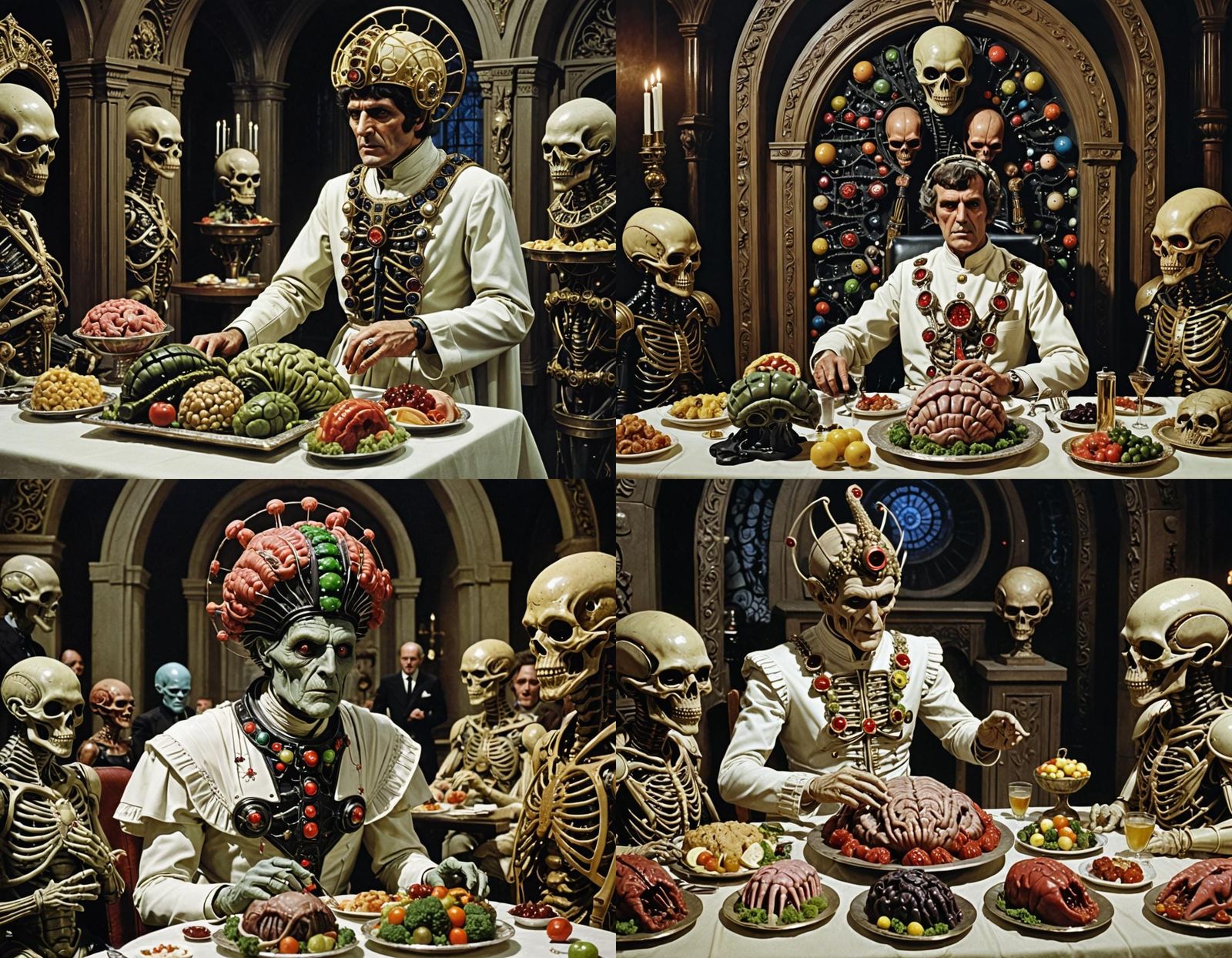 Dr. Phibes-Inspired Horror Banquet of Alien Organs