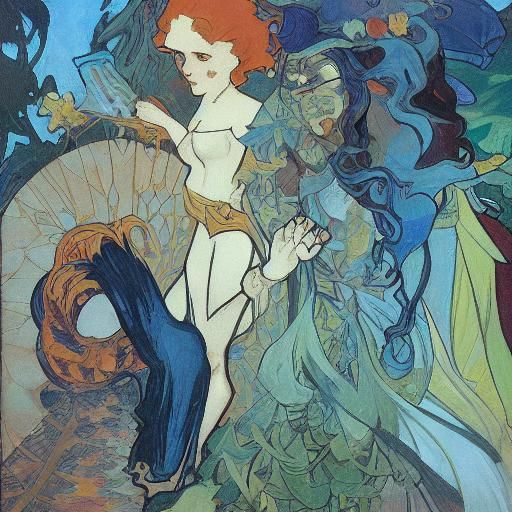 Eclectic Artistic Fusion: A Digital Masterpiece