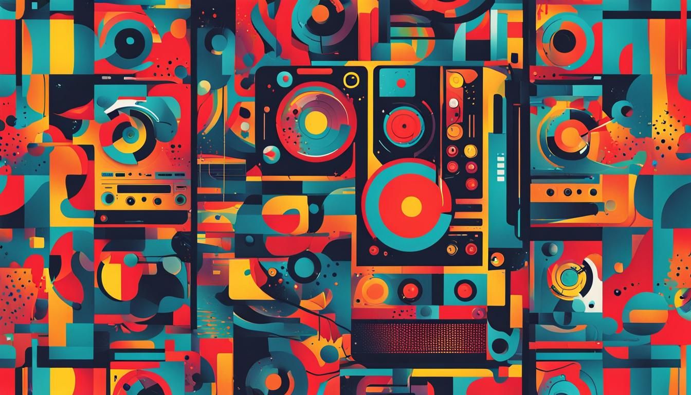 Abstract Art Design for DJ Music Release
