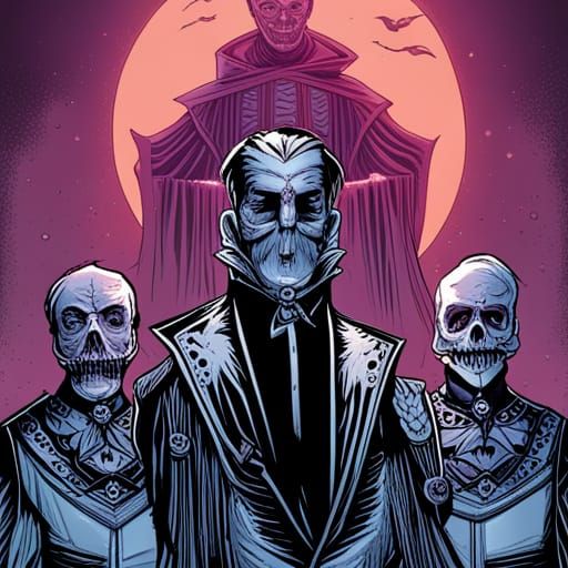 Papa Emeritus Comic Book Art Illustration