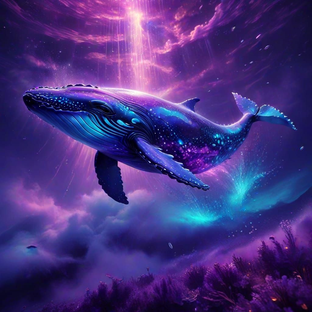 Luminous Deep Titan in Vibrant Purple Hues