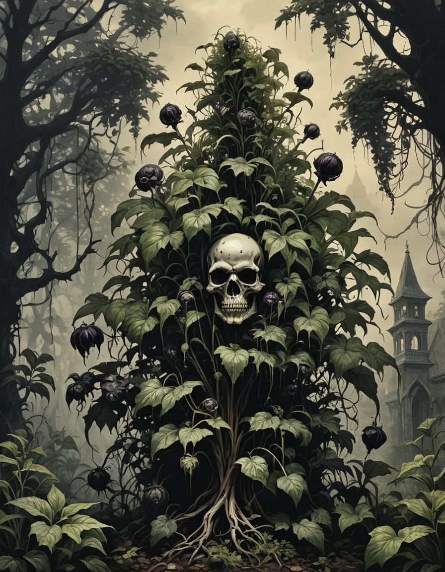 Dark Gothic Horror: Poison Plant Garden