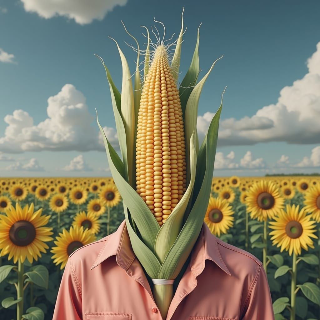 Stalker in the Sunflower Field