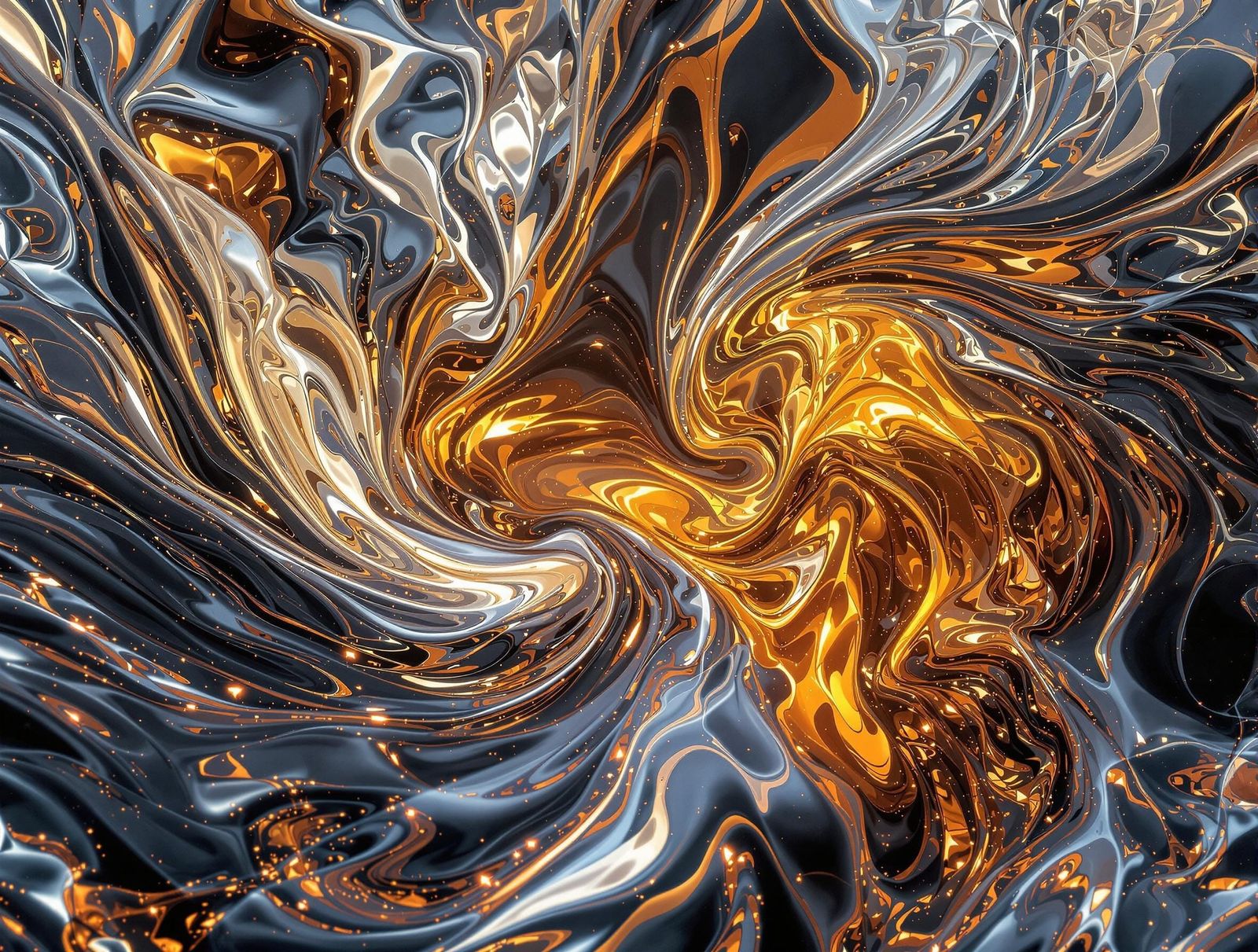 Surreal, Glassy Fractal Blooms in Hyper-Realistic 3D