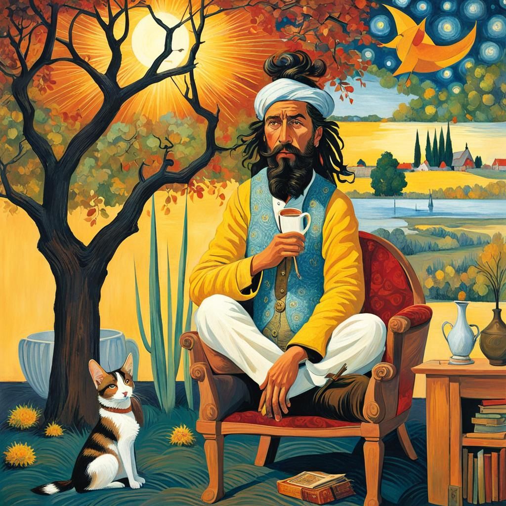 Cozy Family Storytelling Inspired by Van Gogh and Bilal