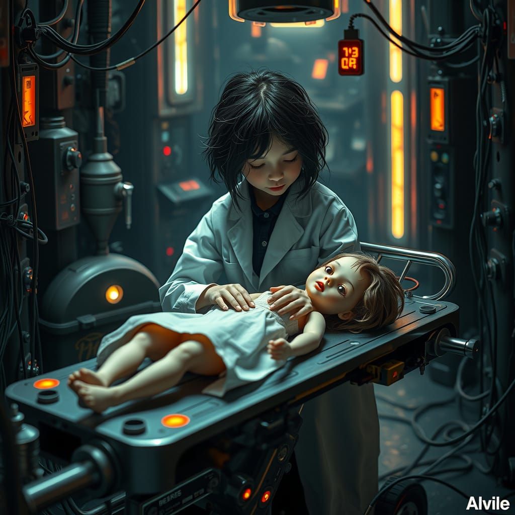 Miniature Scientist Resurrects Doll in High-Tech Laboratory