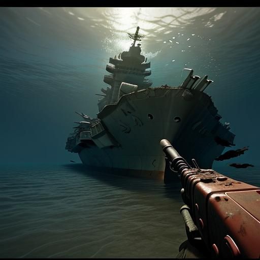 Japanese Aircraft Carrier shipwreck on Farcry 1
