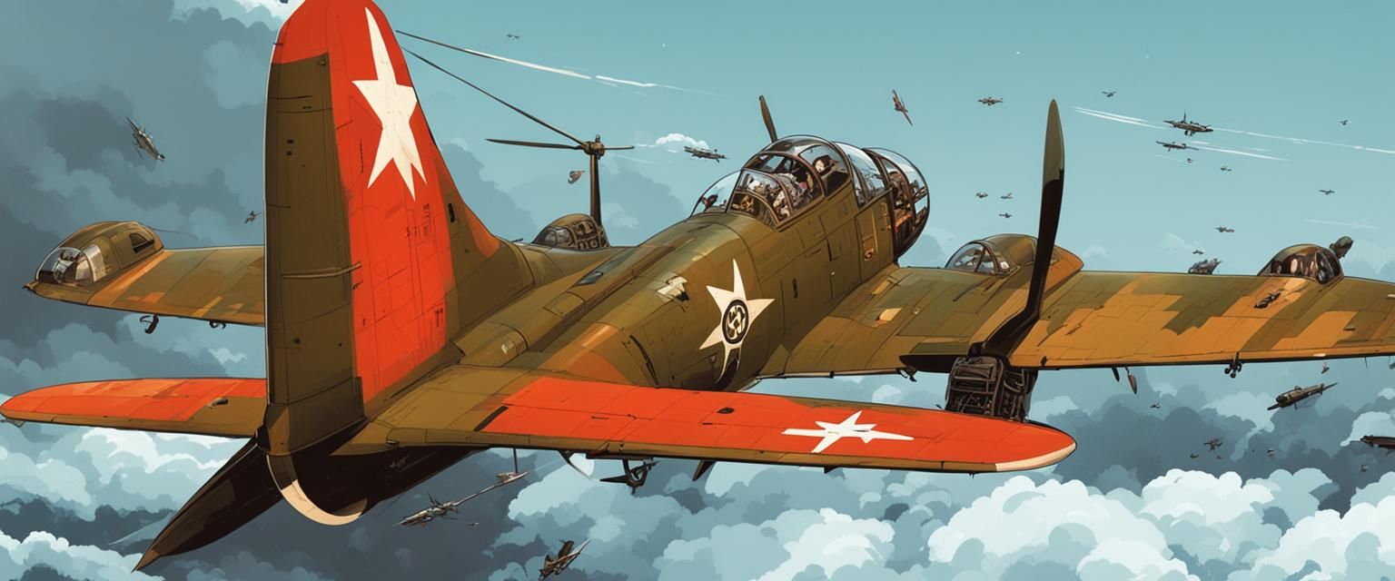A B-17 flying through Flak Mark Brooks and Dan Mumford, comi...