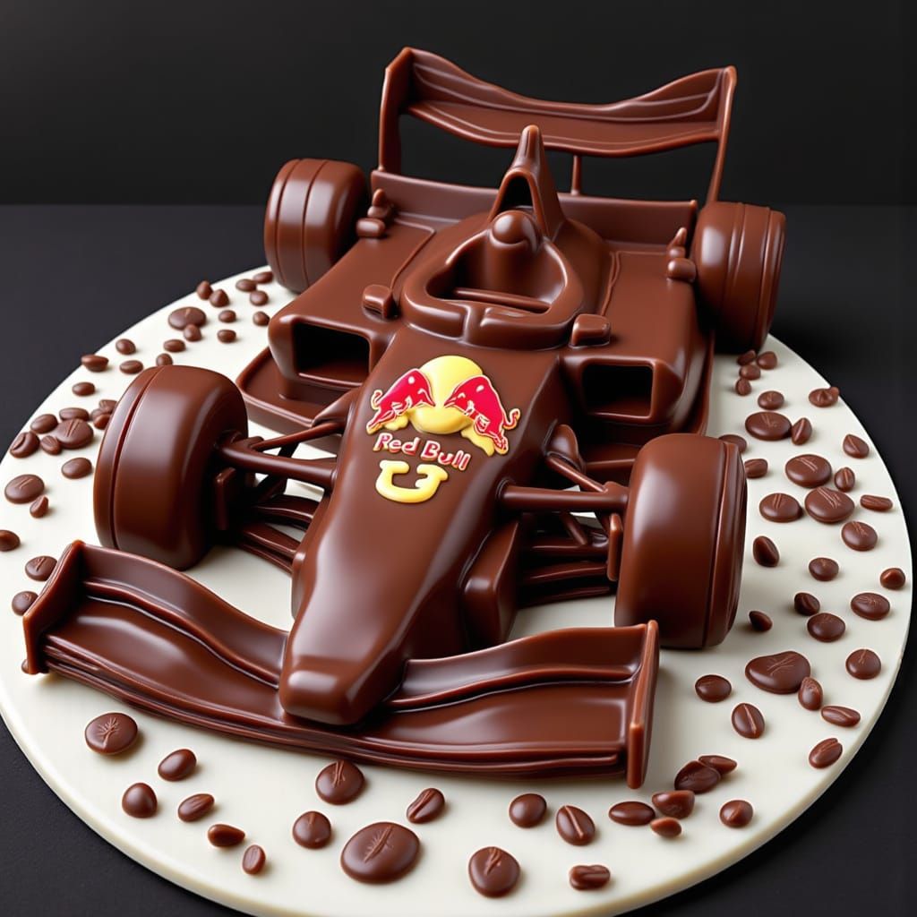 Chocolate Red Bull F1 Car Masterpiece