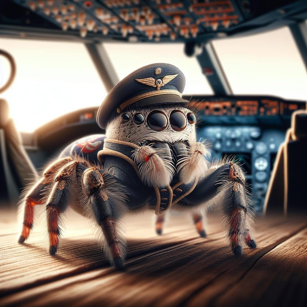 Jumping Spider Pilot Concept Art