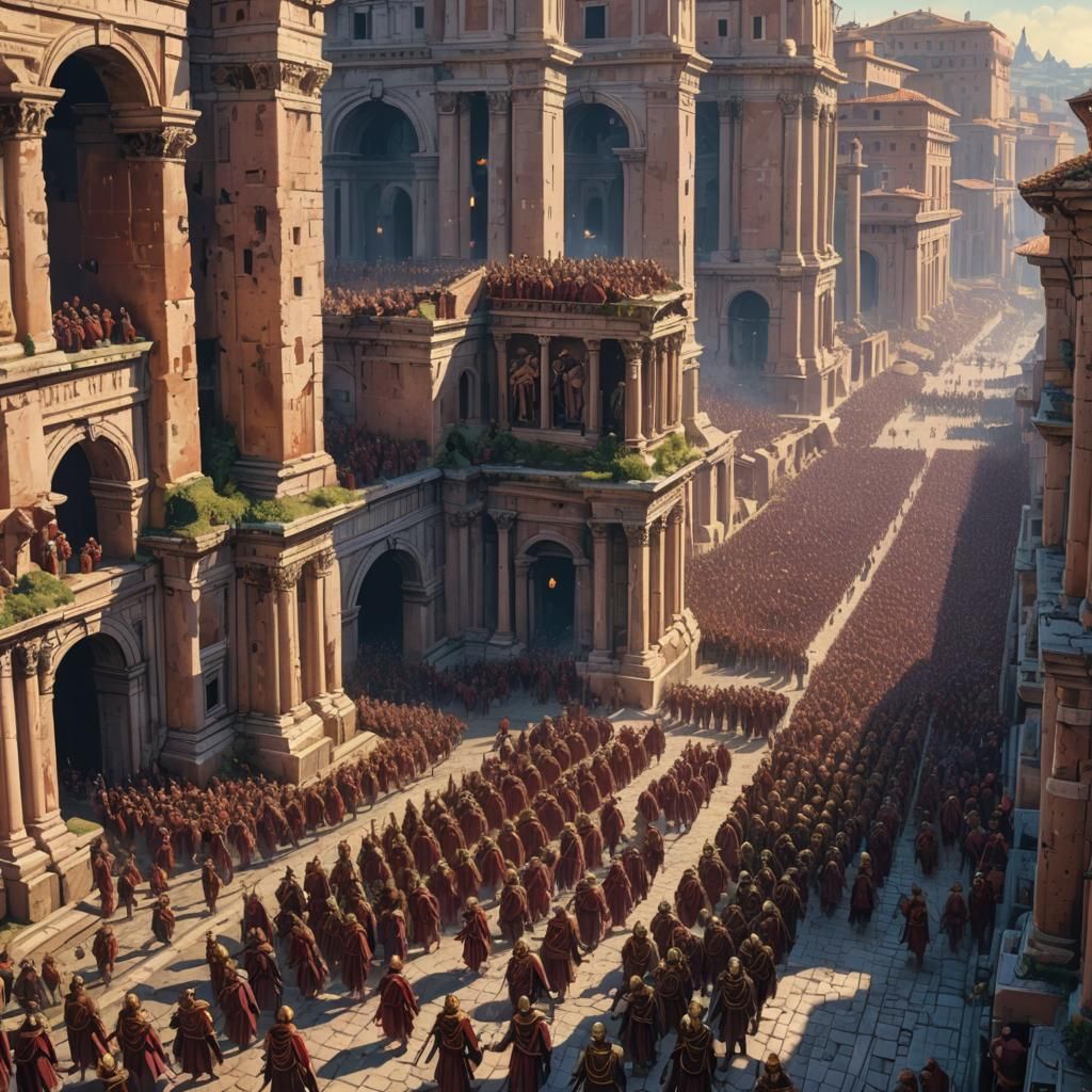 Rome at its Peak: Fantasy Concept Art
