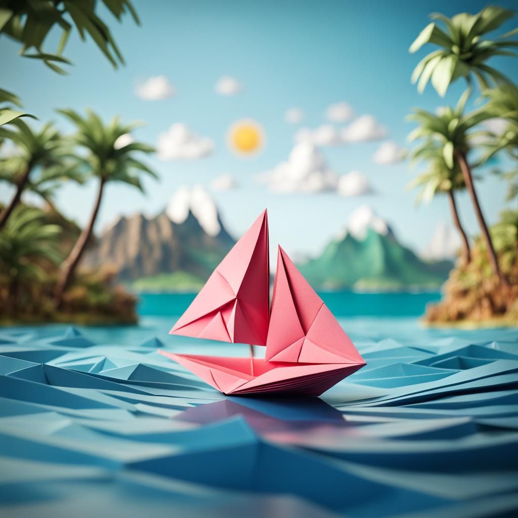 Paper boat.