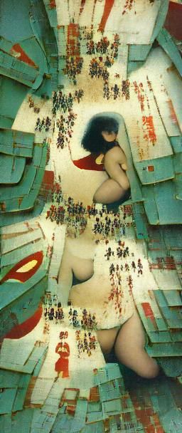 Vintage Sci-Fi Art in Surreal Style
