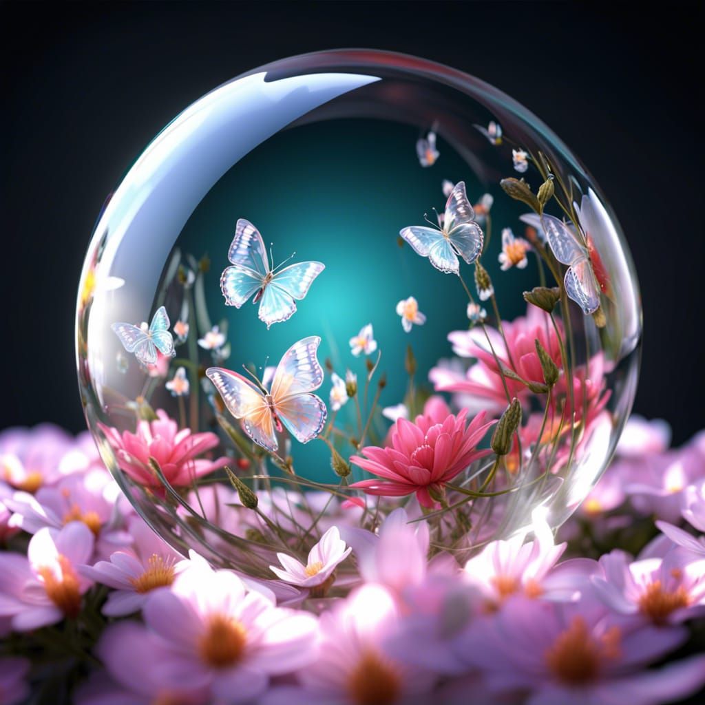 Butterflies And Flowers in a Bubble. Vol 2