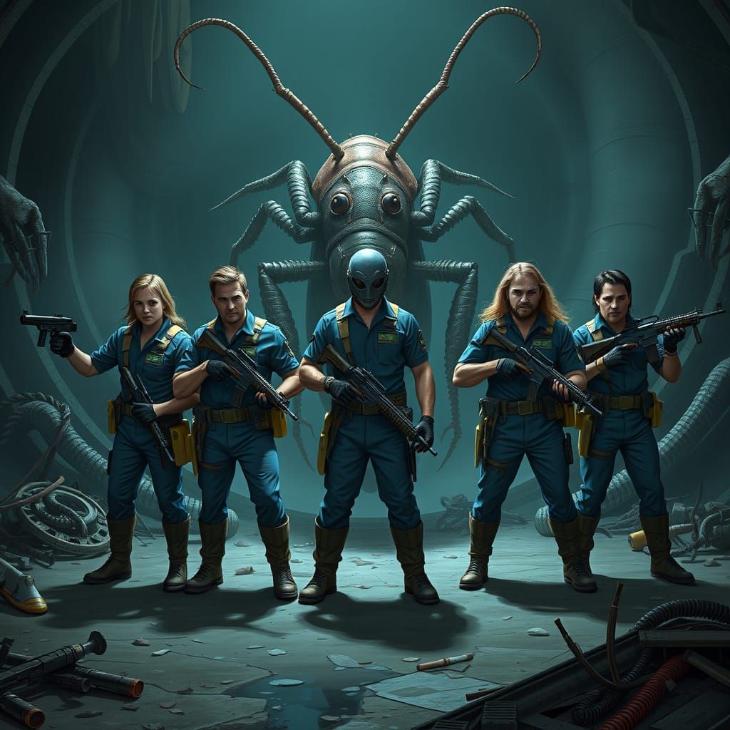 Vault Dwellers Stand United Against Mutated Menace in Dark, ...