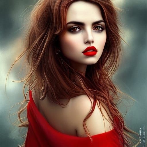 Ana de Armas Portrait: Fantasy Magazine Cover Art