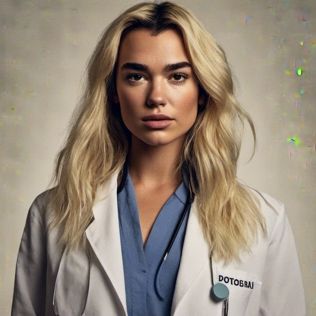 Realistic Doctor Portrait with Natural Lighting