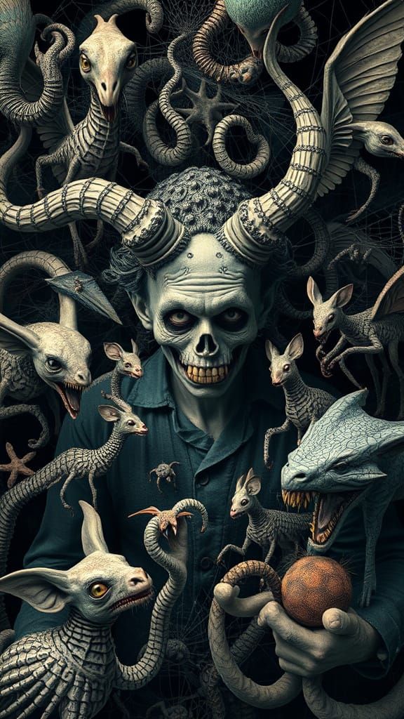 Surreal Fairytale Creatures in Double Exposure, Inspired by ...