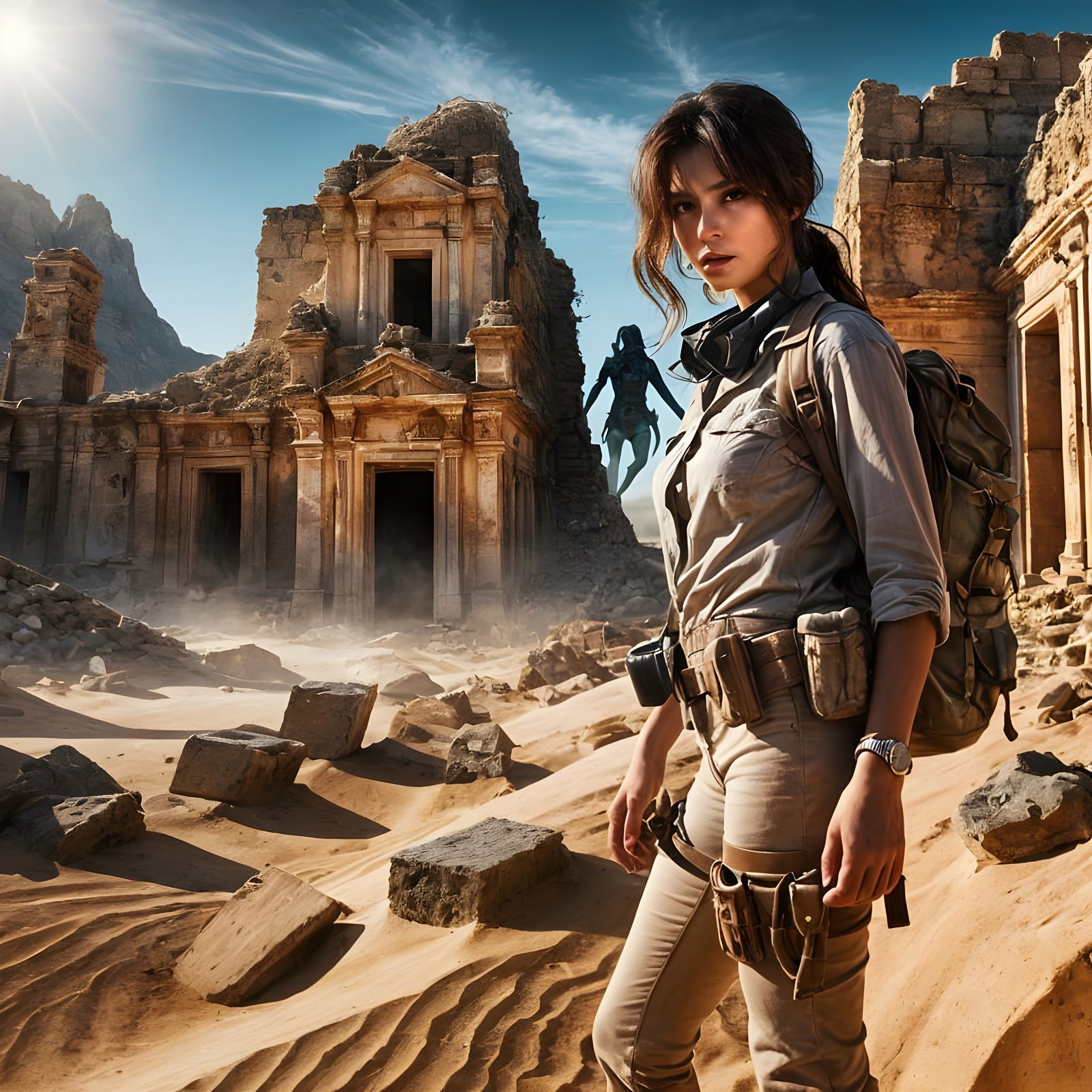 Ancient South Asian Archaeologist Discovers Desert Ruins