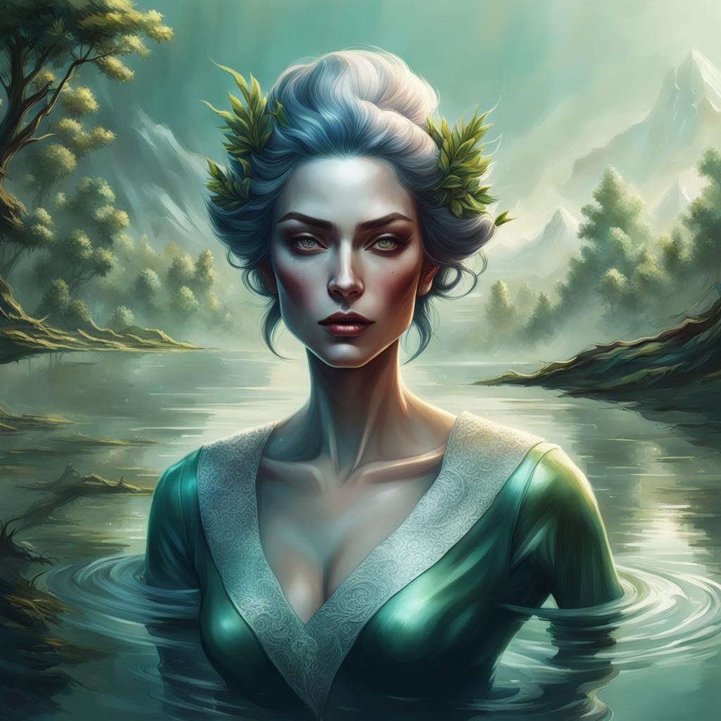 Diamond Dogs on a Lake: Fractal Plant Character Design