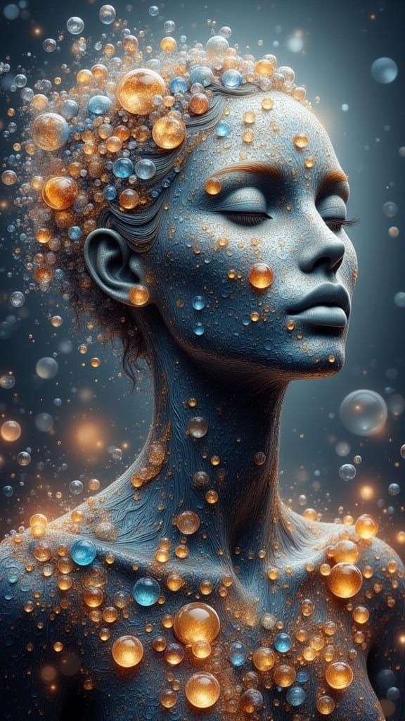 Whimsical Water Enchantment under Starry Shadows