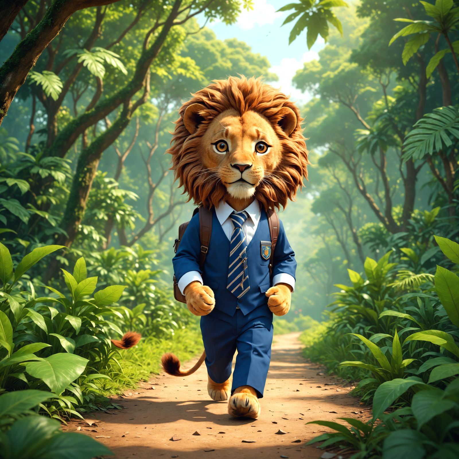 Leo the Lion Goes to School