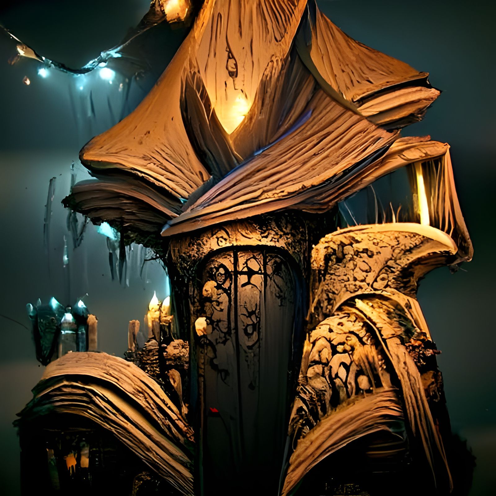 Ominous Magical Library Restricted Section