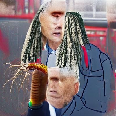 AI-Generated Image of a Person with Dreadlocks