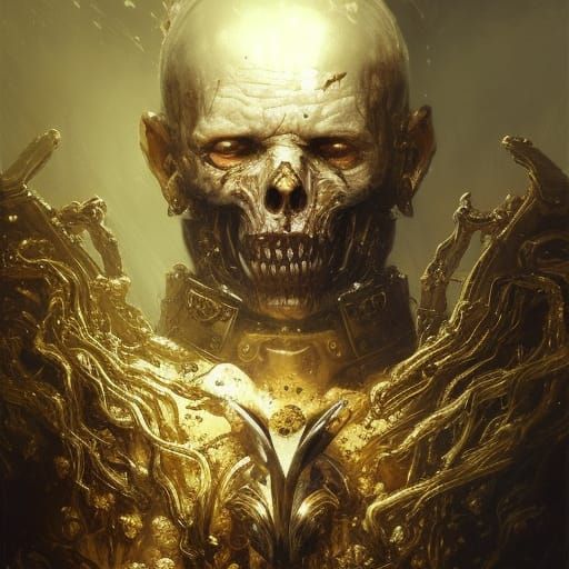 Sunken Undead Warrior - The Golden Sea