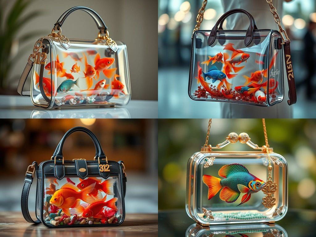 Surreal Women's Bag Unveils Colorful Aquarium Inside