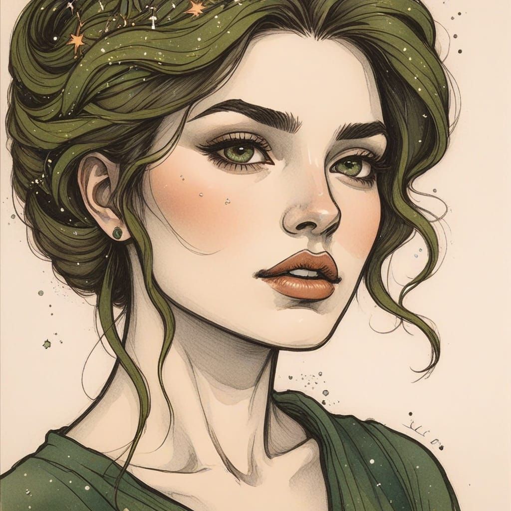 Virgo Embodied: Celestial Woman in Cosmic Art