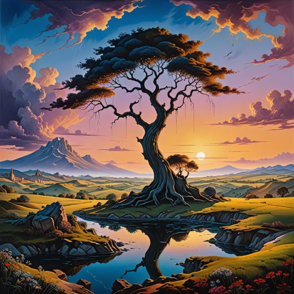 Majestic Dawn Edge of the World Panorama