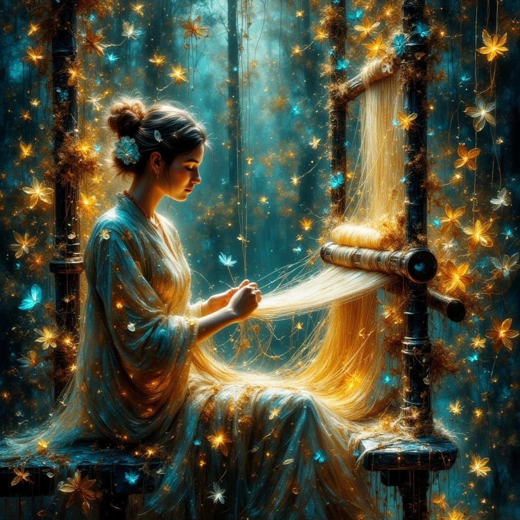 Weaver at Mystical Loom Spins Reality