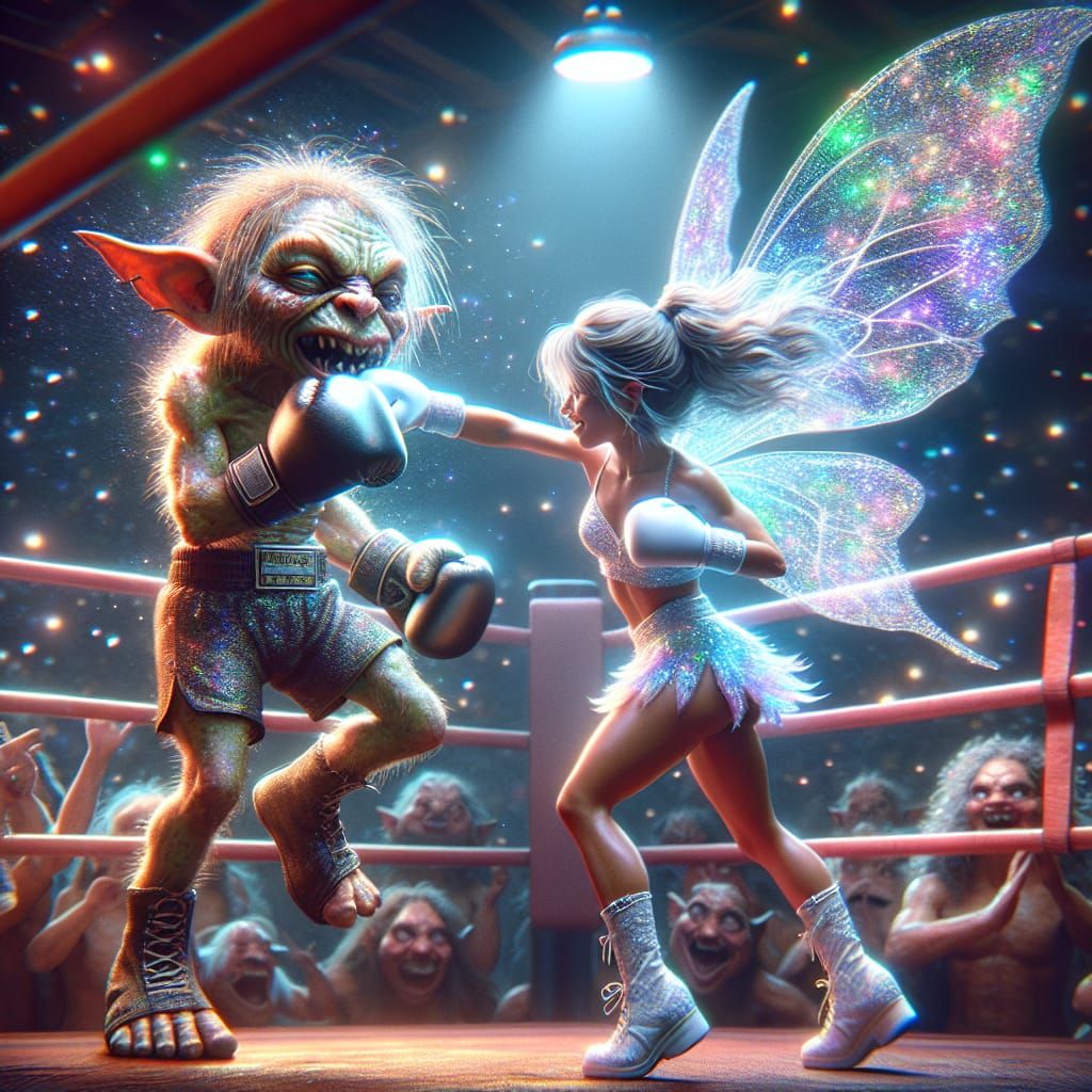 Aurora Lands a Punch to the Jaw.