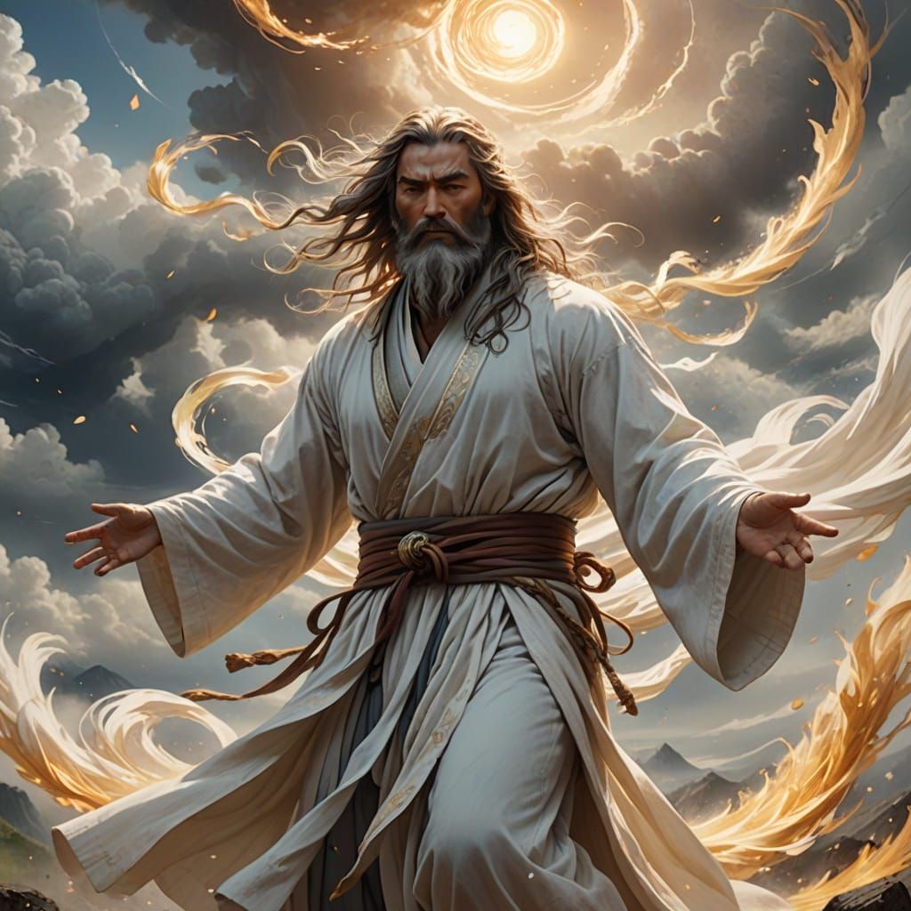 Majestic Wind Kami in Ethereal Glory