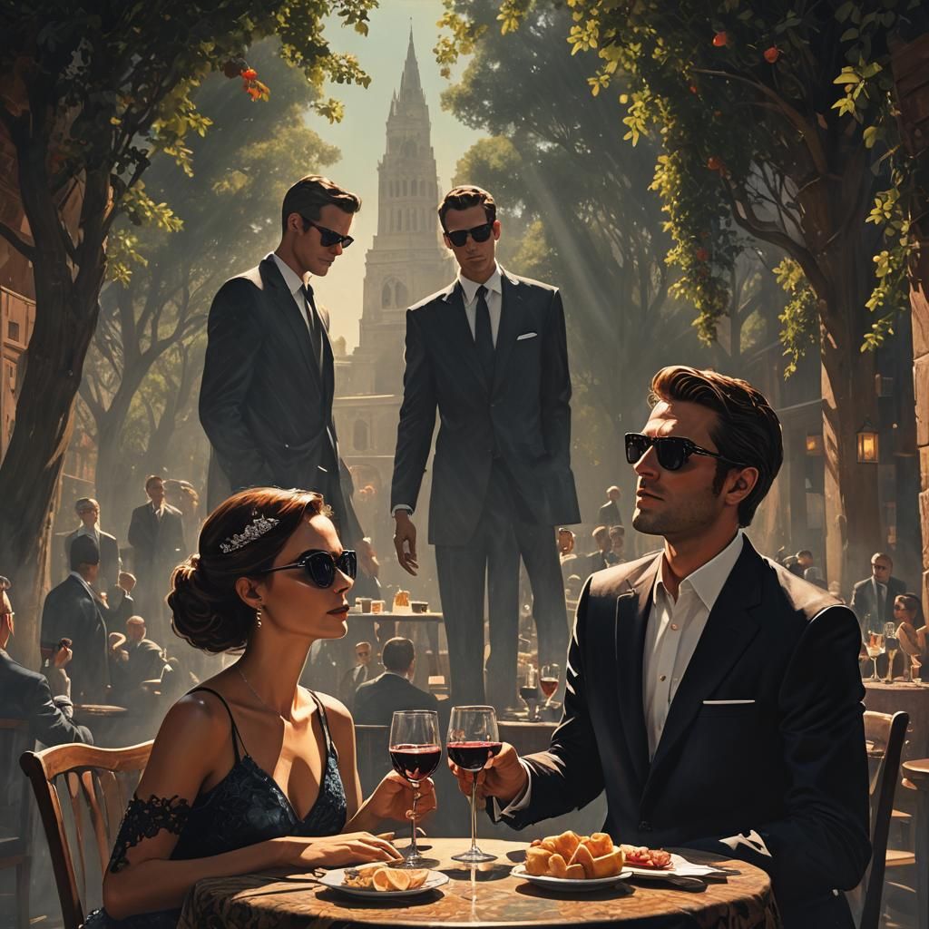 Dramatic Toast Interrupted: Matte Painting in Unreal Engine