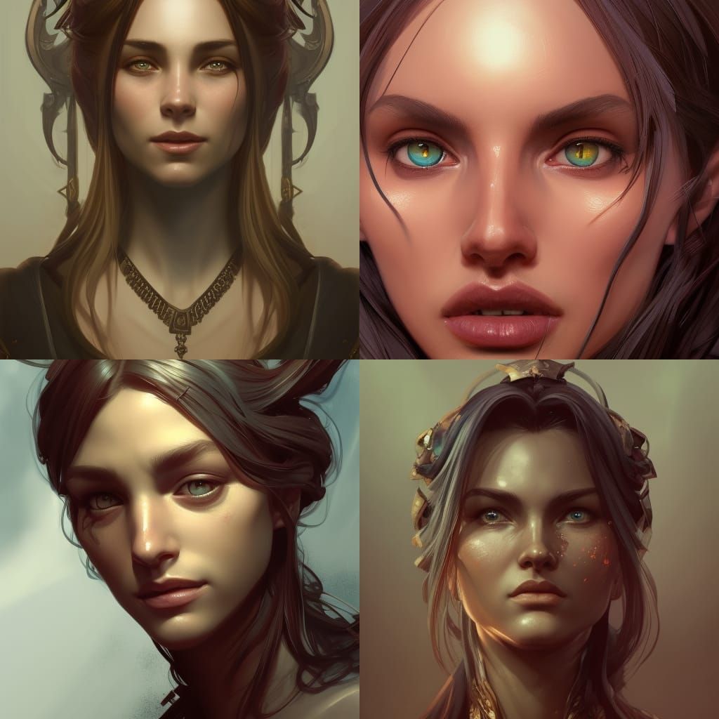 Detailed Baldur's Gate Portrait in Artgerm Style