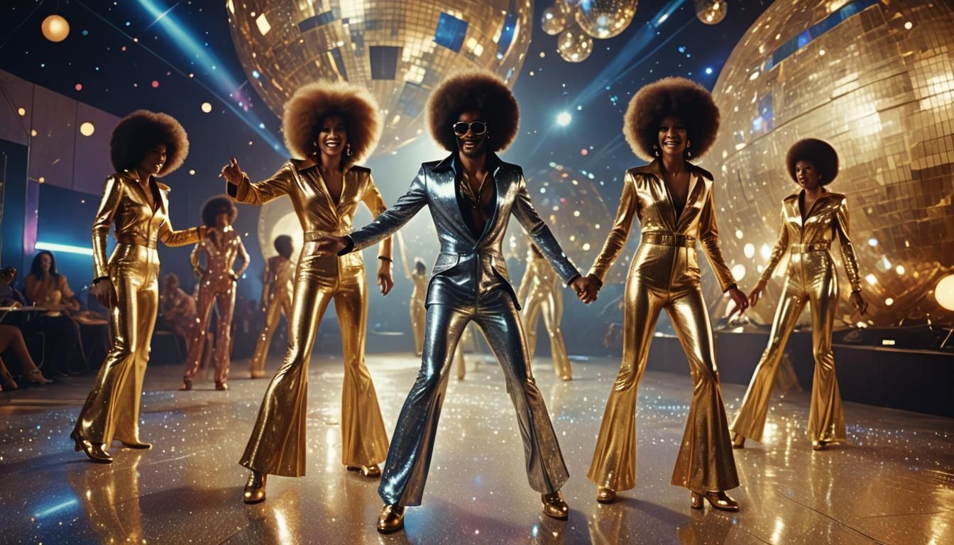 Disco Funk Cats Dancing, Roger Dean Style