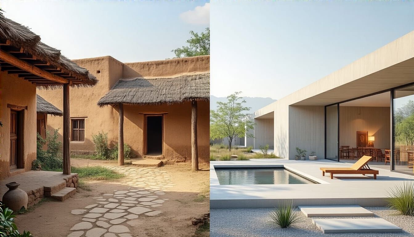 Ancient Architecture Meets Modern Design in a Split Landscap...