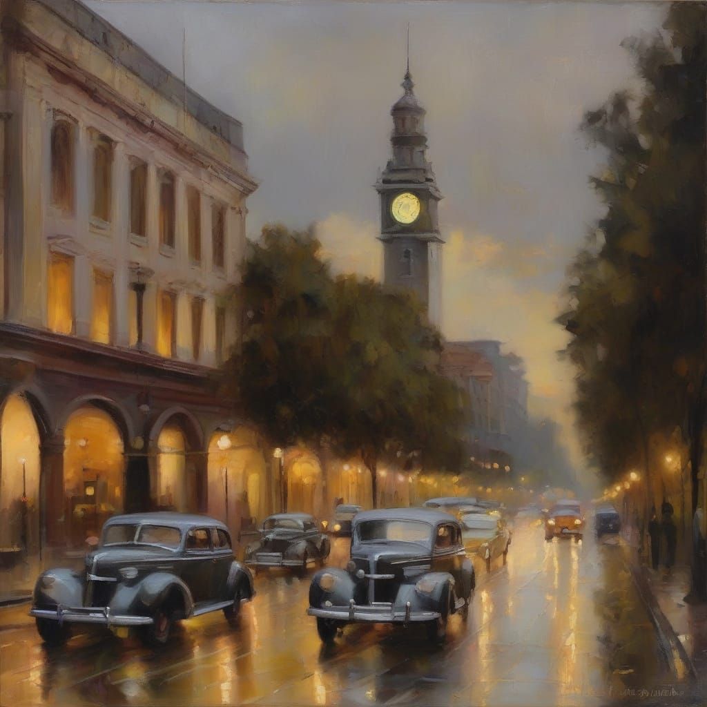 Glenferrie Road, Hawthorn, Australia, 1940