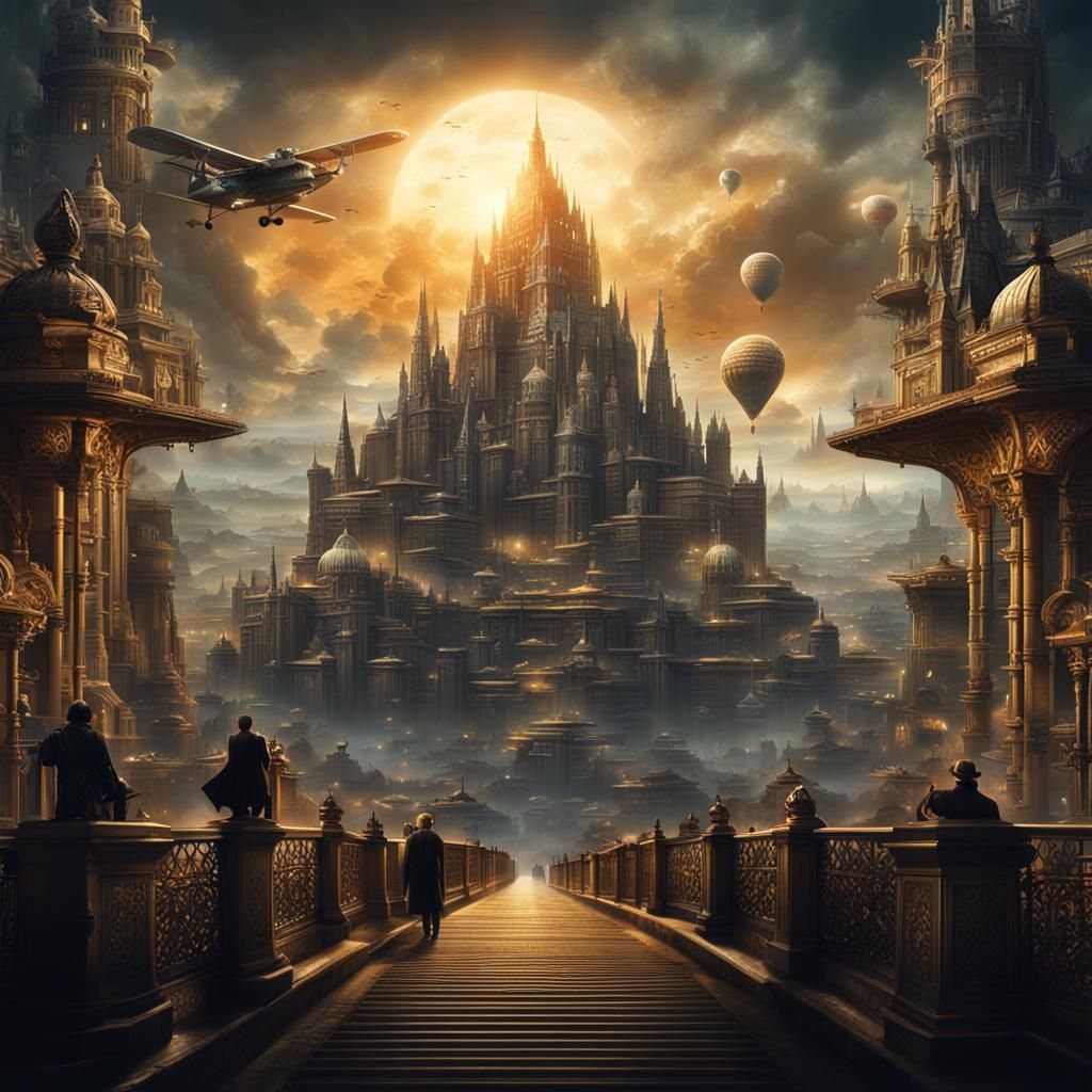 Epic Film Poster of a Lost World