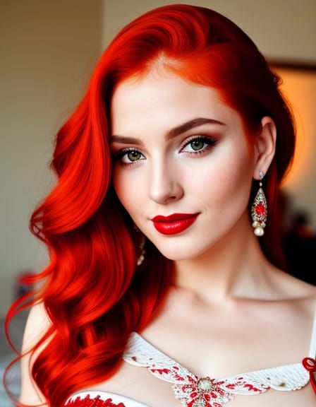 Stunning Redhead Portrait in Professional Photography Style