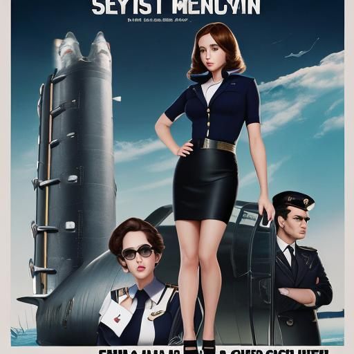Female Submarine Captain Movie Poster