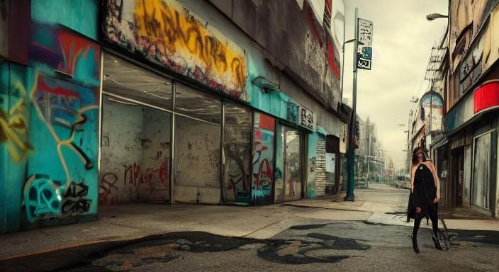 Parker Posey Performs in a Gritty Post-Apocalyptic Landscape