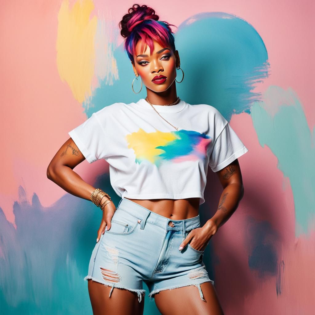 Vibrant Portrait of Two Confident Women in Fauvist Style