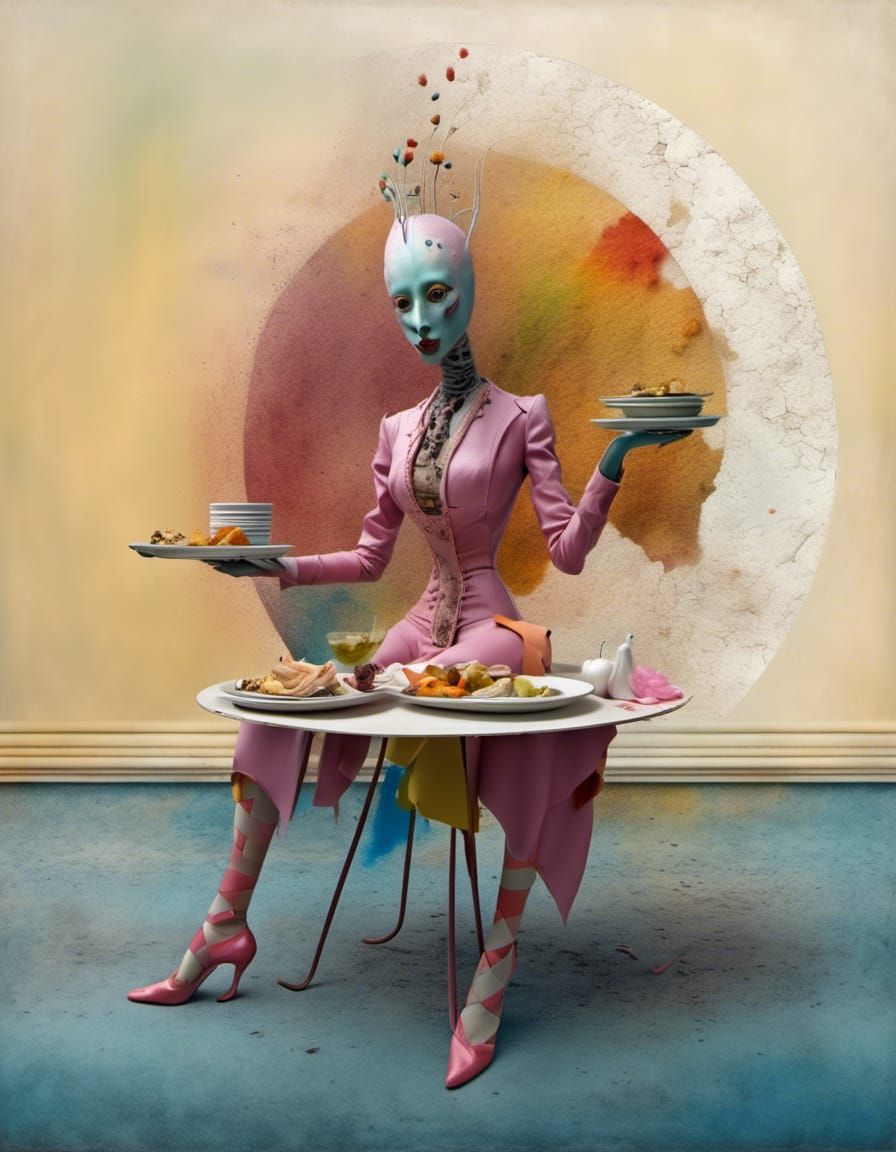 Alien Feast: Polychromatic Bizarre Art in Hyperrealism