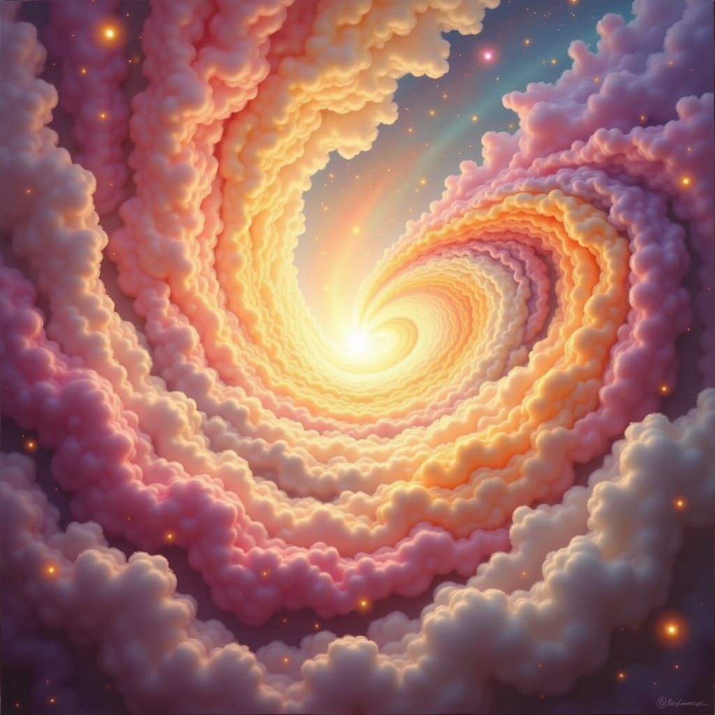 Manifesting Love and Miracles Abstract Digital Art