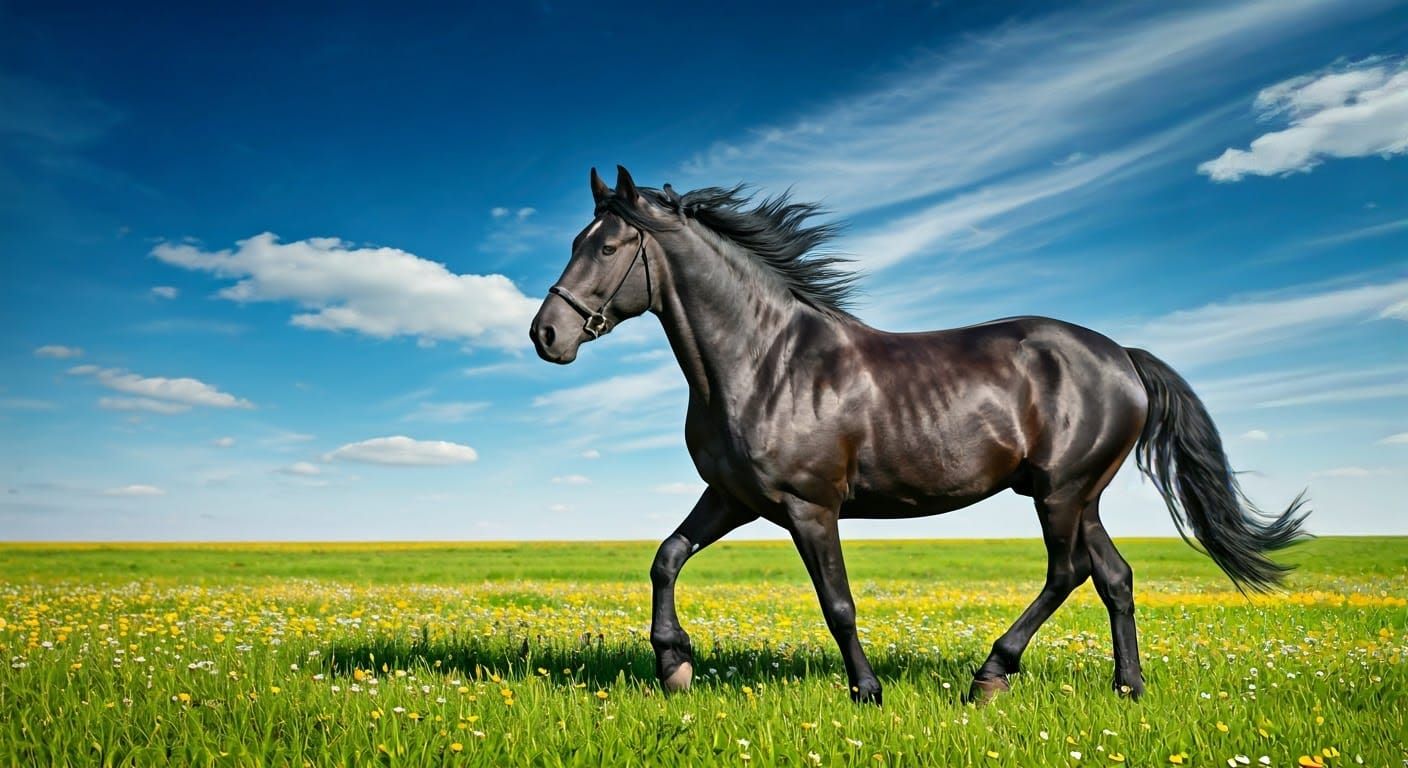 A horse 3